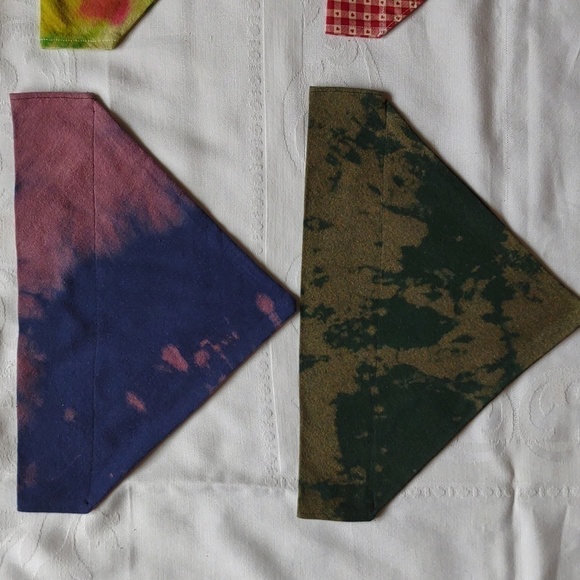 Tie Dyed Dog Scarf - Set of 6 - Picture 5 of 10